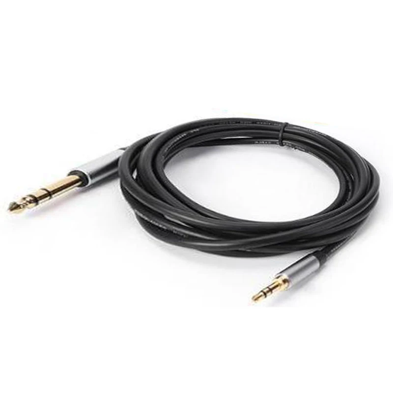 Позолоченный стереокабель со штыревыми соединителями и разъемами AUX 3 5-6 5 мм 2 шт. |