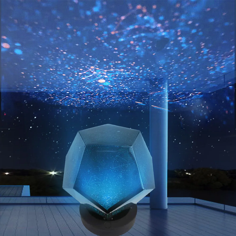 Светодиодный ночной Светильник Романтический Вращающихся проектор звездного