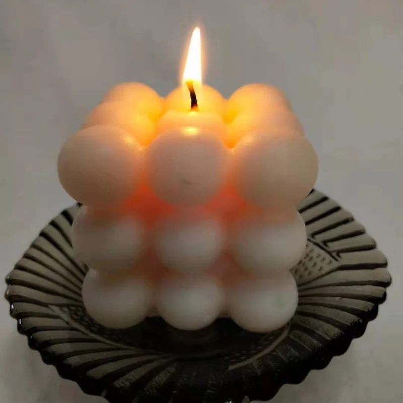 

DIY Wax Cube Wax Round Cube Candle Soy Wax Scented Candle Party Birthday Household Cube Scented Candle