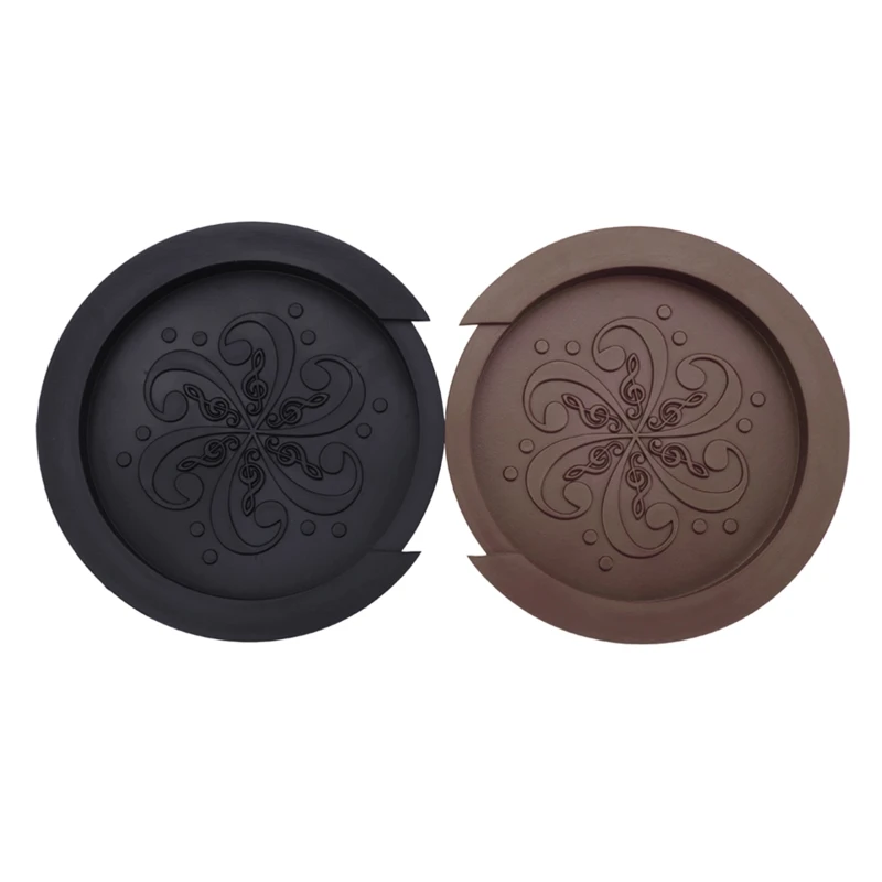

Silicone Acoustic Guitar Cover with Sound Hole for 40-41 Inch Acoustic Guitar Black Coffee Color Drop Shipping