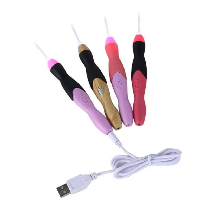 

1 Set Lighted Crochet Hooks Set - Light Up Crochet Hooks, Rechargeable Crochet Hook with Light