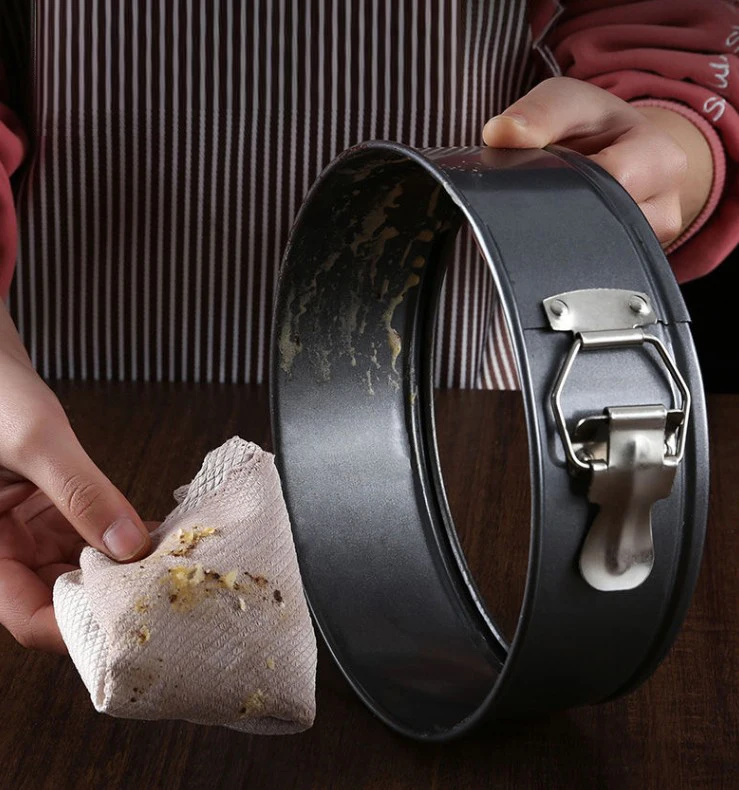 

Non-Stick Baking Springform Round Cake Tin Tray Pan 4 Inch Spring Loaded Tray Kitchen Tool