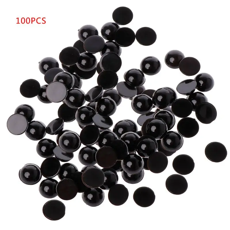 Черные пластиковые безопасные глаза для медведя куклы животных марионетки