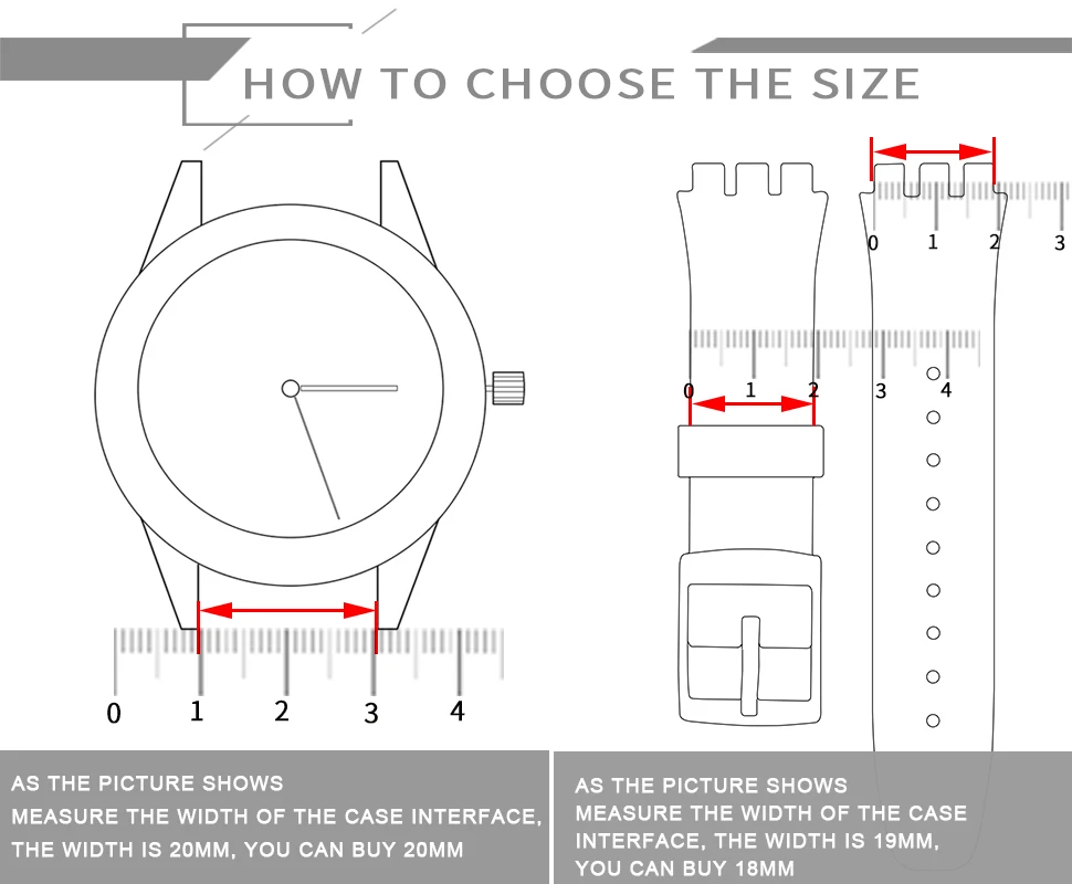 Watchbands Strap Loop ring Silicone Rubber Watch Bands Holder Locker Wrist Watch Accessorie 14 16 18 20 22 24 26mm(2 packs