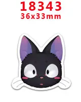 18343 30 шт мультфильм персонаж плоское украшение из смолы PR 17585 - Цвет: 18343