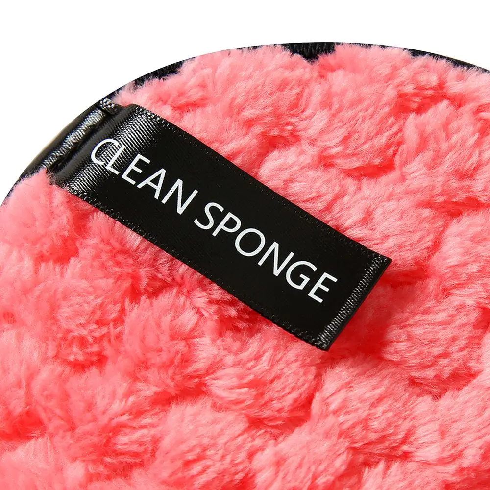 

4Pcs Microfiber Cloth Pads Facial Makeup Remover Puff Face Cleansing Towel Reusable Cotton Double Layer Nail Art Cleaning Wipe