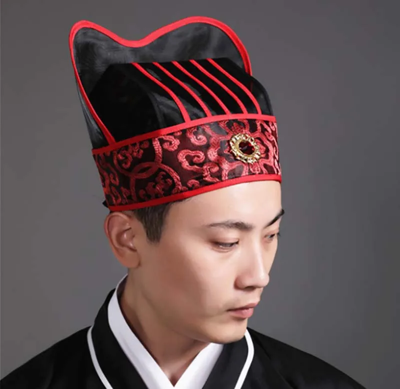 Мужская старинная шляпа для взрослых китайский традиционный головной убор Hanfu