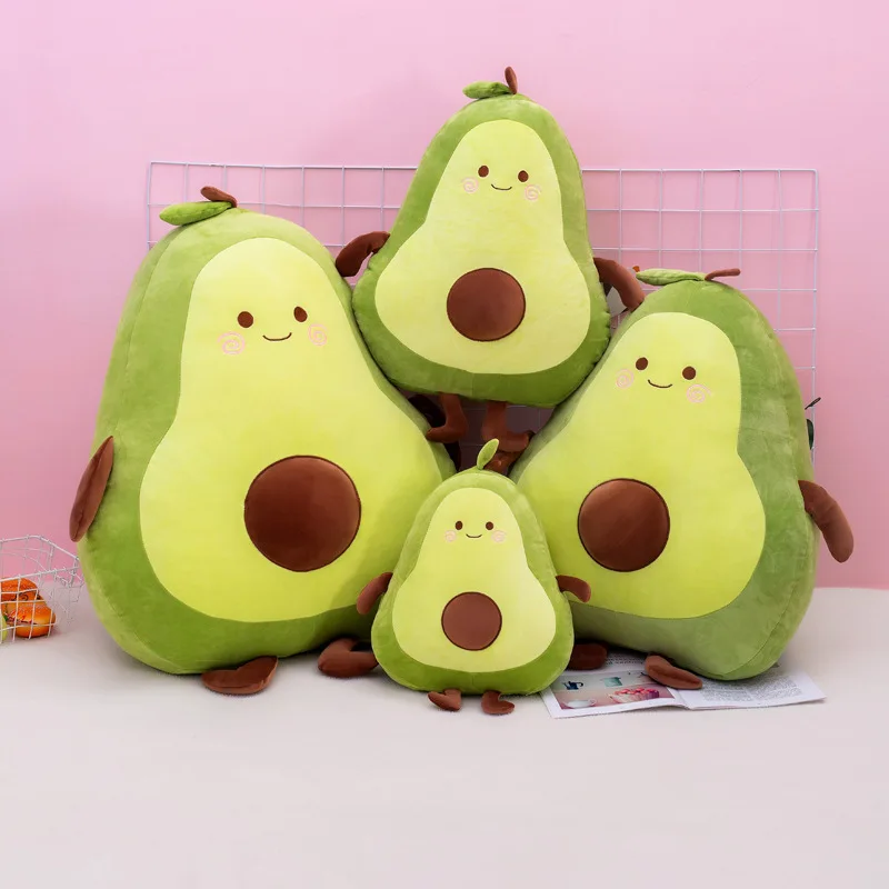 Авокадо набор еды Прямая продажа с фабрики вниз хлопок фрукты подушка кровать