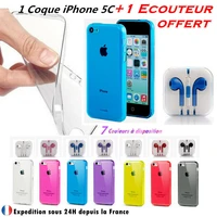 coque housse etui silicone souple for iphone 44s55s5c66splus 1 cadeau offert