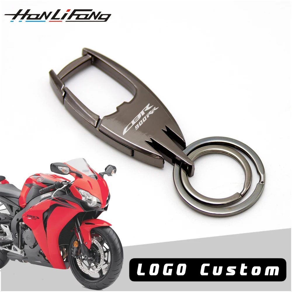 

For Honda CBR900RR CBR1000RR CBR 900 1000 Motorcycle Keychain Personalized Metal Key Ring Custom Keyring Tag Lettering Accessori