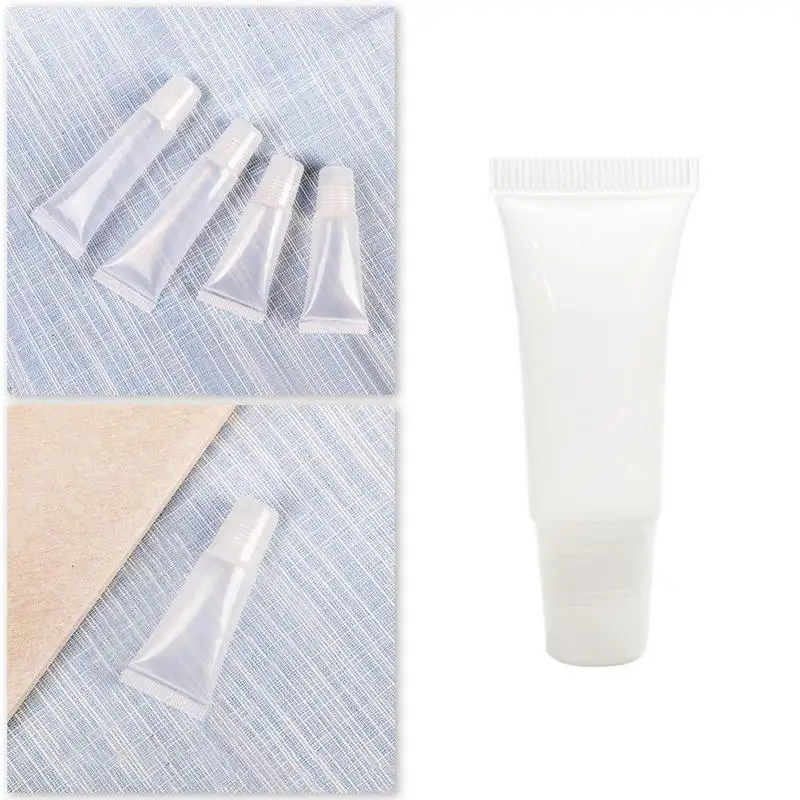 5/10ml White Clear Empty Lipstick Tube Lip Balm Soft Refillable Plastic Tubes Makeup Gloss Containers Tools | Красота и здоровье