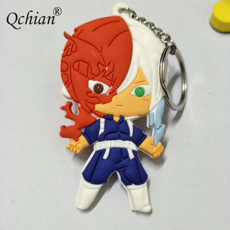 Брелок для ключей моя геройская Академия мужчин брелок из ПВХ с надписью Моя