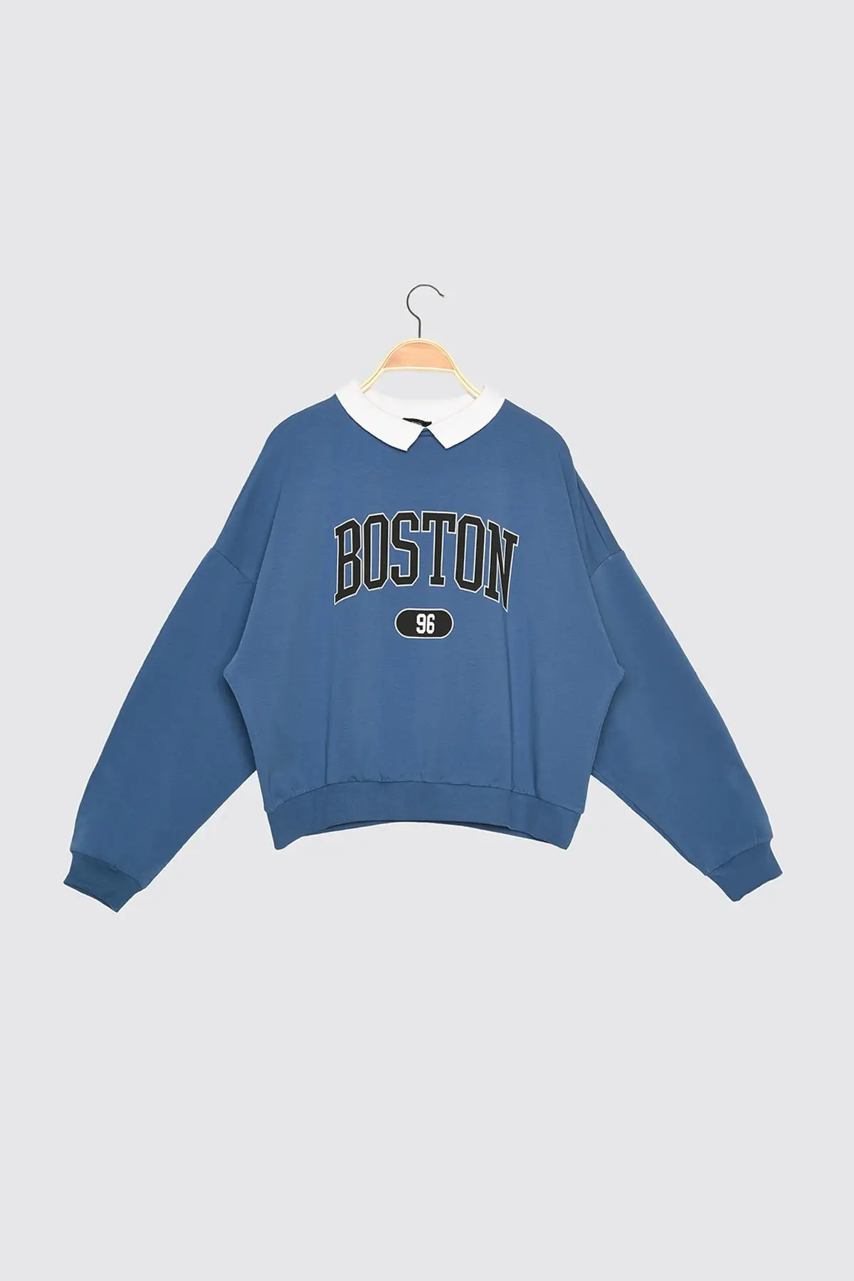 Трикотажный свитшот с принтом бойфренд TWOSS21SW0171 | Женская одежда