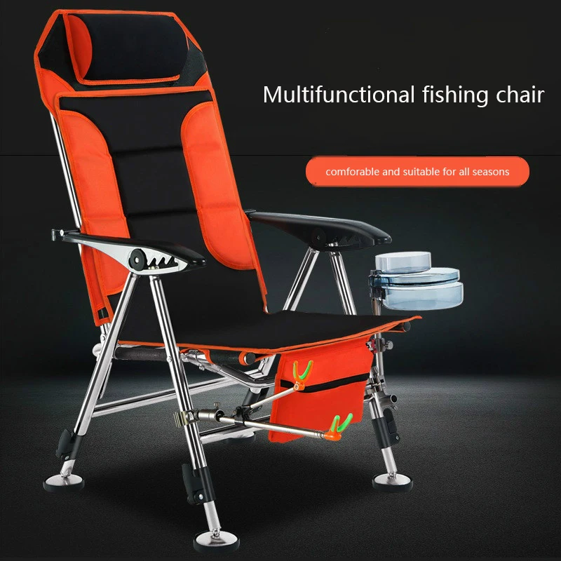 Складные наборы рыболовных стульев Многофункциональный походный уличный стул