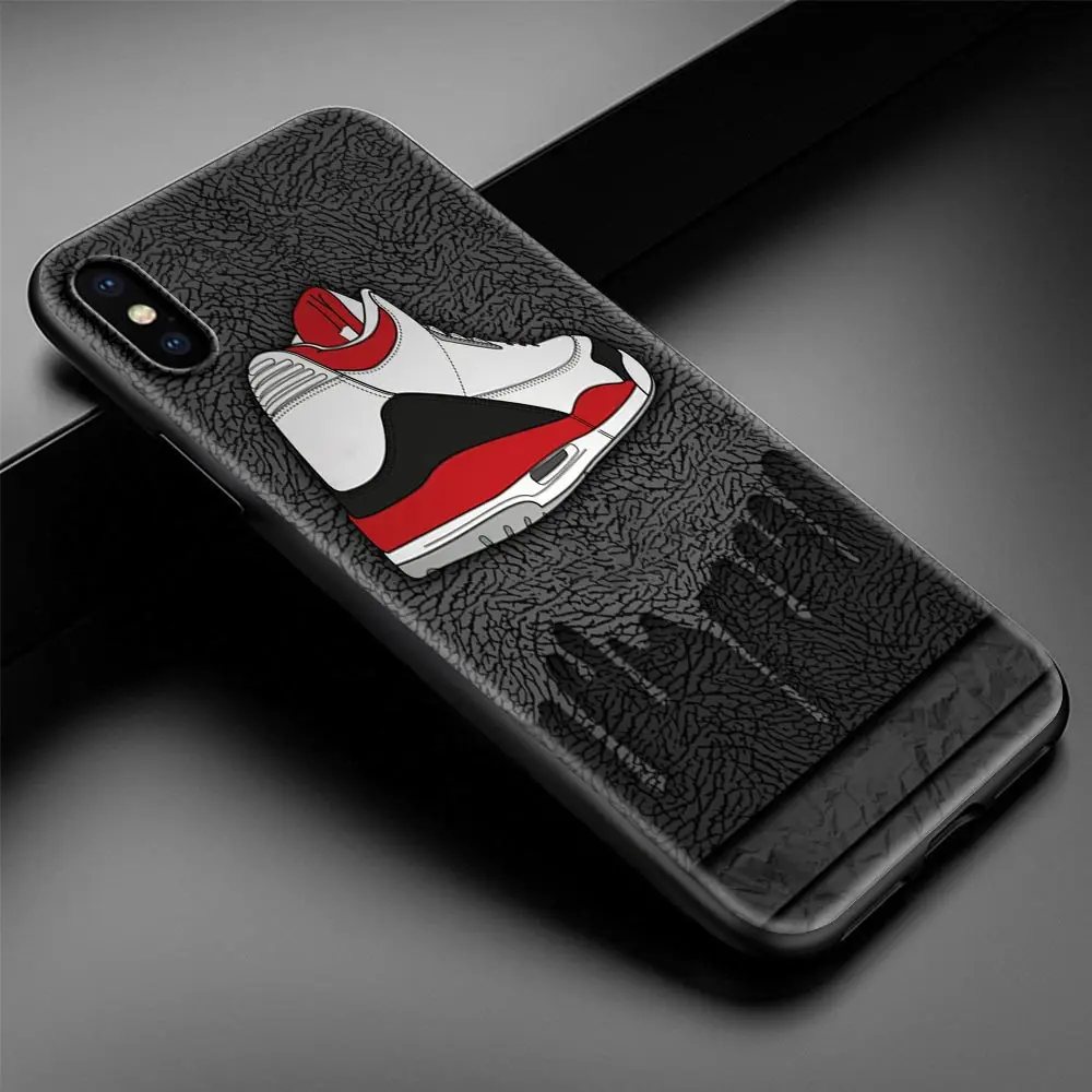 

Sneakers Luxury Phone Case Cover for iPhone 11 12 Pro MAX 7 8 XR XS MAX X 6 6S Plus Silicone Soft TPU Coque Shell