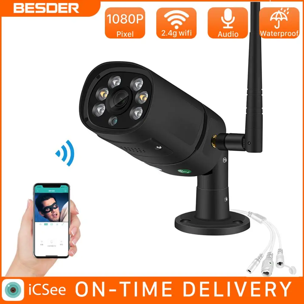 BESDER H.265 1080P Wi Fi IP камера двусторонняя аудиосвязь обнаружение ии TF слот 2