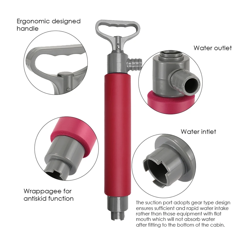 18 дюймов 400 мл каяк ручной насос плавающий Трюмный каноэ Seepage