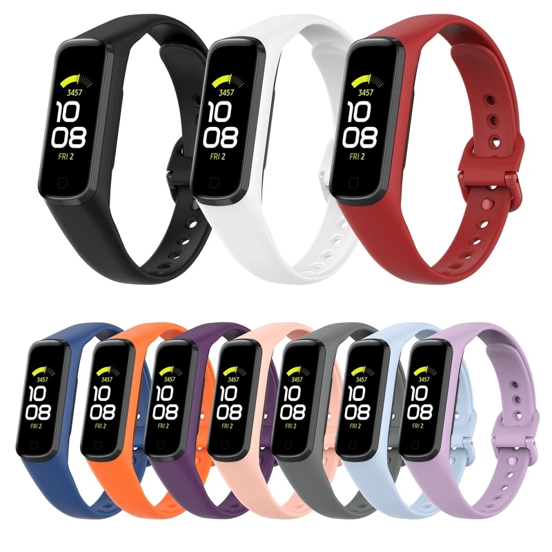 

Silicone Strap For -Samsung -Galaxy Fit2 R220 Smart Bracelet Replacement Sport Watchband Wristband Accessories Belt