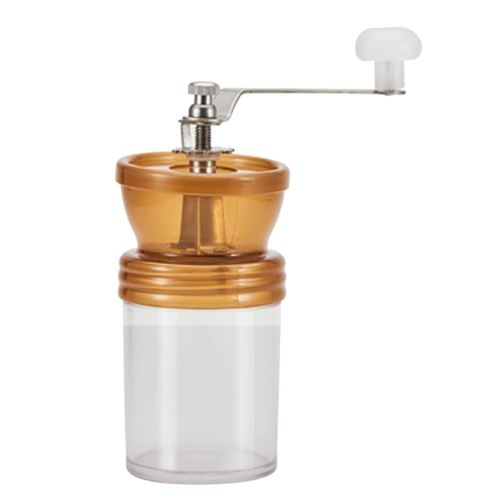 

Stainless Conical Burr Manual Coffee Grinder Portable Hand Crank Bean Mill