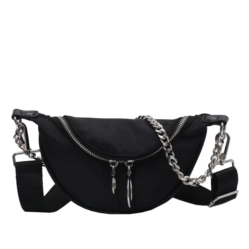 

Small Chain Oxford Cloth Crossbody Bags for Women 2021 Simple Totes Shoulder Bag Lady Luxury Brand Handbags and Purses