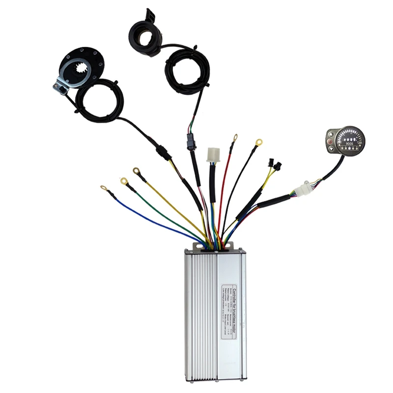 

Контроллер синусоидальной волны для электрического велосипеда, 1500 Вт, 30 А, С дисплеем, дроссельной заслонкой и датчиком SM, 36 В/48 в