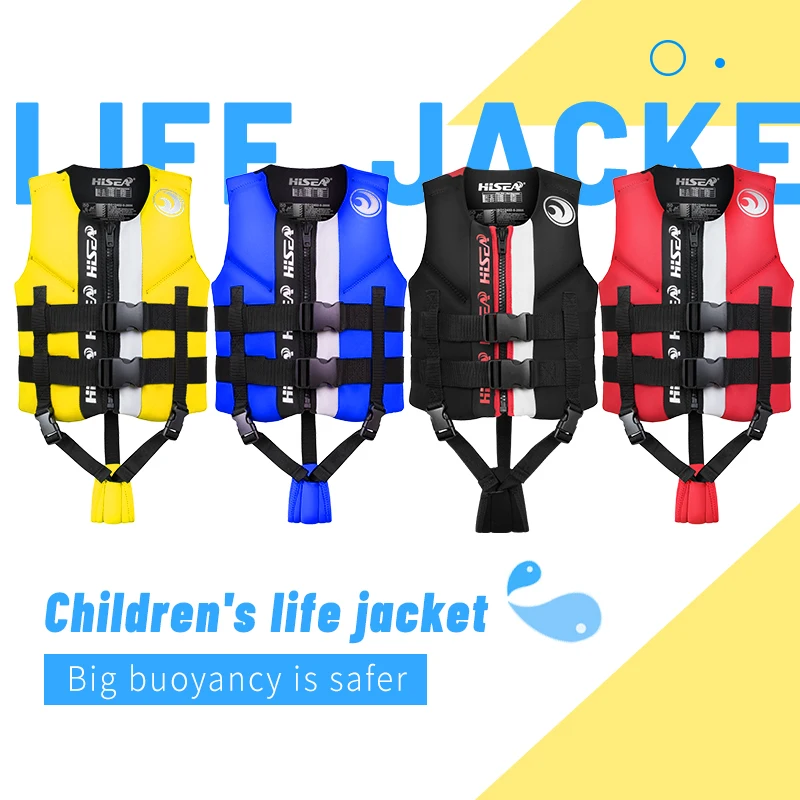 HISEA life jacket professional children's high buoyancy vest for drifting boats sea fishing swimming snorkeling and airship | Спорт и