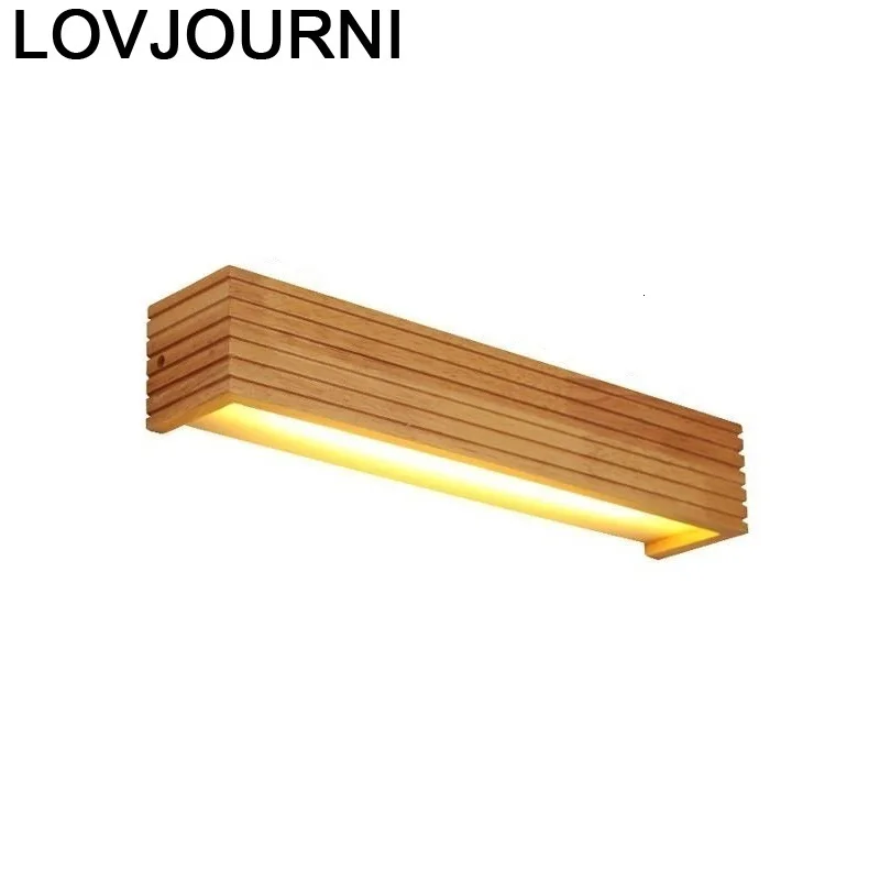 Современный светильник для лестницы с зеркальной аппликацией бра Wandlampe Led Lampara De