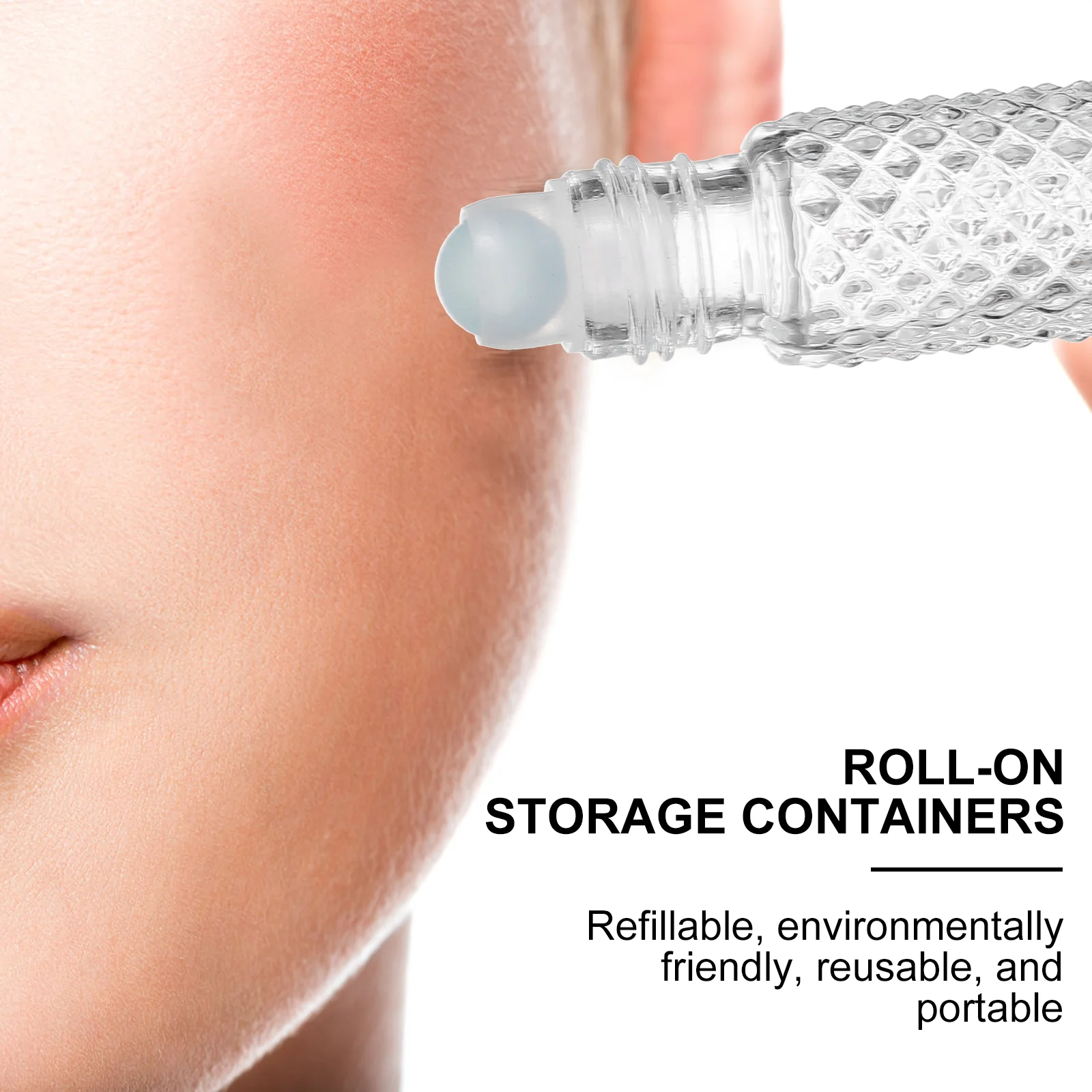 8Pcs Essential Oil Roll-on Bottles Glass Anti-slip Container Roller | Красота и здоровье