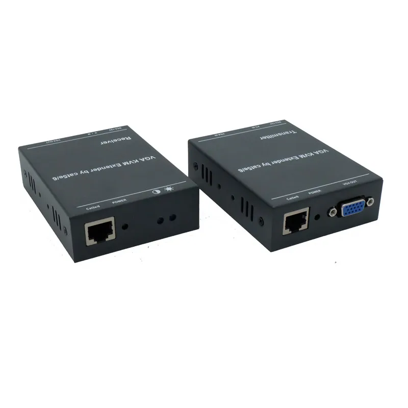 Сетевой удлинитель IP 200M VGA через Cat5e/6 1080P RJ45 Vga TCP/IP с KVM клавиатурой мышью передачей