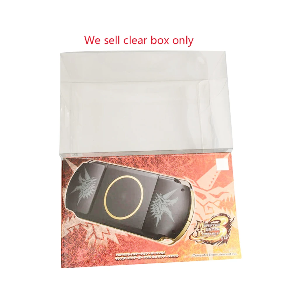 

Clear cover for PSP3000 for Monster Hunter P3 limited edition storage collection display PET protection box Japanese version