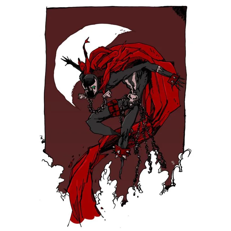 

Spawn Canvas Fabric Cloth Poster Custom Art Canvas print Professional Home Wall Decoration