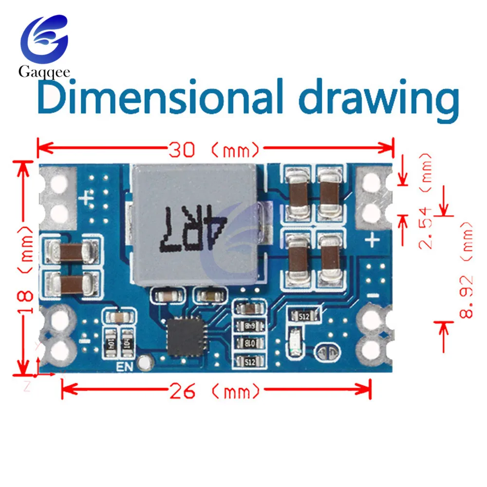 5A DC-DC Mini560 понижающий источник стабилизированного напряжения модуль Выход 3 5В 9В