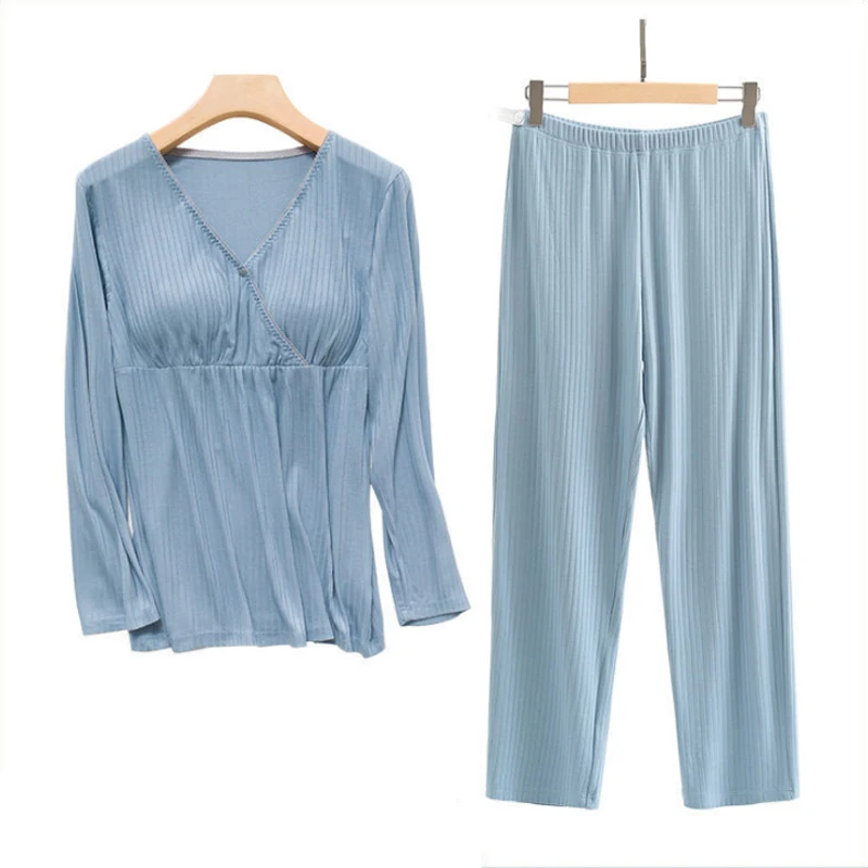 Ночная рубашка для беременных, пижама для грудного вскармливания, одежда для сна для беременных, пижама для кормящих женщин, хорошо тянущая... от AliExpress RU&CIS NEW