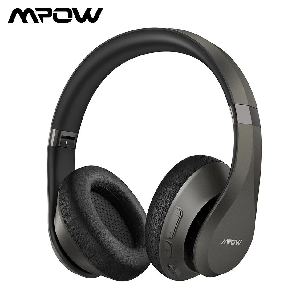 Mpow H20 Bluetooth наушники беспроводные наушники с HiFi глубоким басом шумоподавления микрофон гарнитура с 30 ч Время воспроизведения для IPhone 11