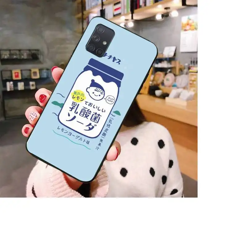 

Chinese Drink Cover Phone Case For Samsung Galaxy A50 A30S A50S A71 70 A10 Case Samsung A51 Soft Silicone Case Fundas