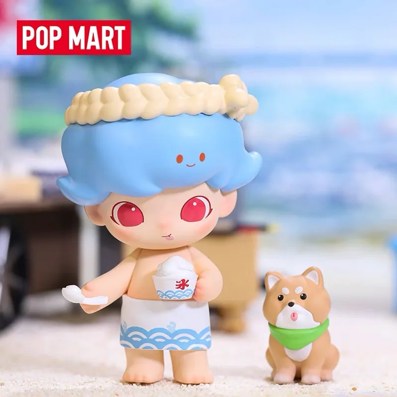 

Mystery Box Popmart Limited Shaved Ice DIMOO Swathes of Elevator Blind Box Tide Play Cute Toys Kawaii Accessories Home Decore
