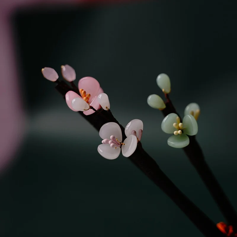 

Новинка, роскошные шпильки ручной работы, винтажные деревянные шпильки для женщин, украшения для волос, украшения для волос