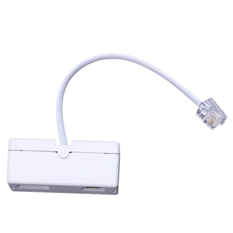 RJ11 Male Plug to UK BT Telephone Socket Adapter Splitter | Электроника