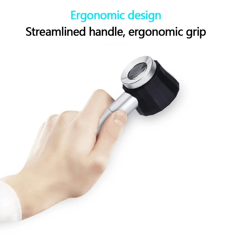 Ручка для дерматоскопа сглаживания четкого зрения увеличительное стекло в 10 раз