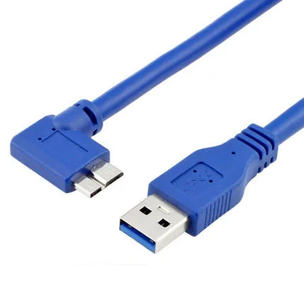 Degree USB 3.0 Left Right Angled A Male To Micro B 10 Pin Short Adapter AM/ MicroB Cable for Mobile HDD 0.25m | Компьютеры и офис