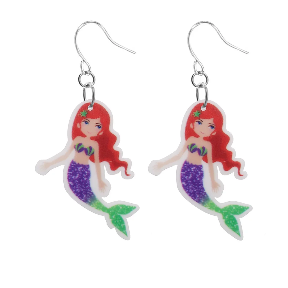 Модные Подарочные ювелирные изделия PrinSis для девочек крутая серьга в виде