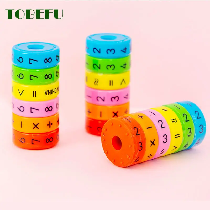 6 шт. магнитные Монтессори детские дошкольные образовательные пластиковые