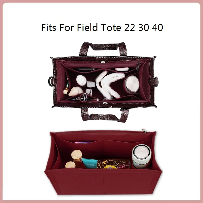 

Fits For Field 22 30 40 Tote Felt Cloth Insert Bag Organizer Makeup Handbag Organizer Travel Inner Purse Baby Cosmetic Bags