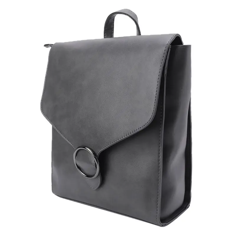 

Women PU Leather Retro Schoolbags Teenage Girl Travel Books Rucksack Shoulder Bags 2018 Fashion Laptop Backpack 25 x 8 x 36cm