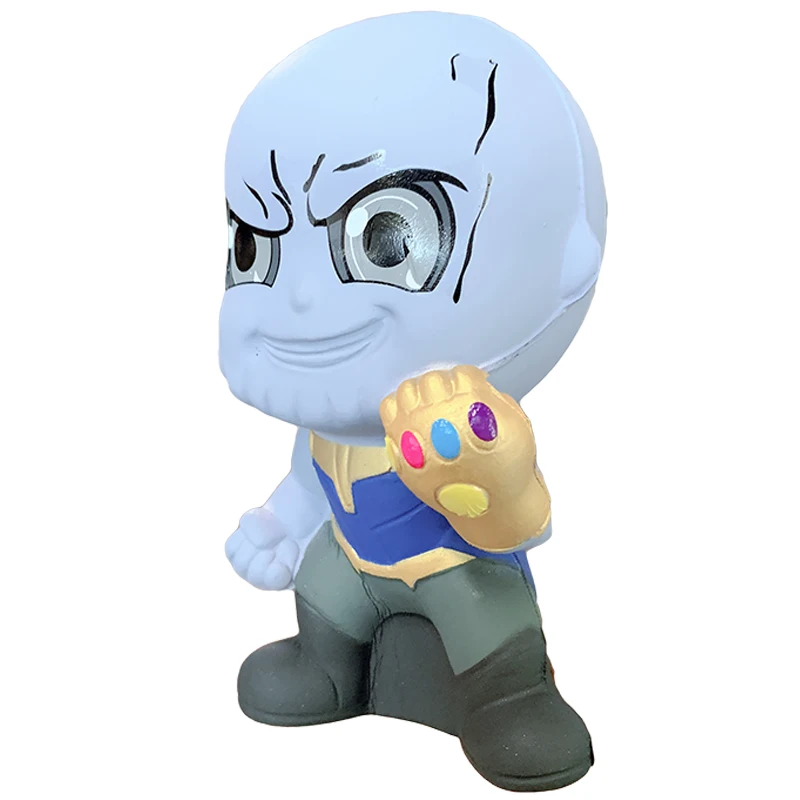 Jumbo Kawaii Marvel танос мягкие сжимаемые игрушки новинка медленно поднимающаяся мягкая мультяшная кукла игрушка для снятия стресса для детей Рождественский подарок игрушка