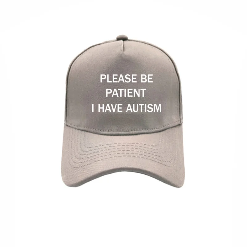 Модные женские кепки пожалуйста будьте терпеливы бейсболка с аутизмом крутая