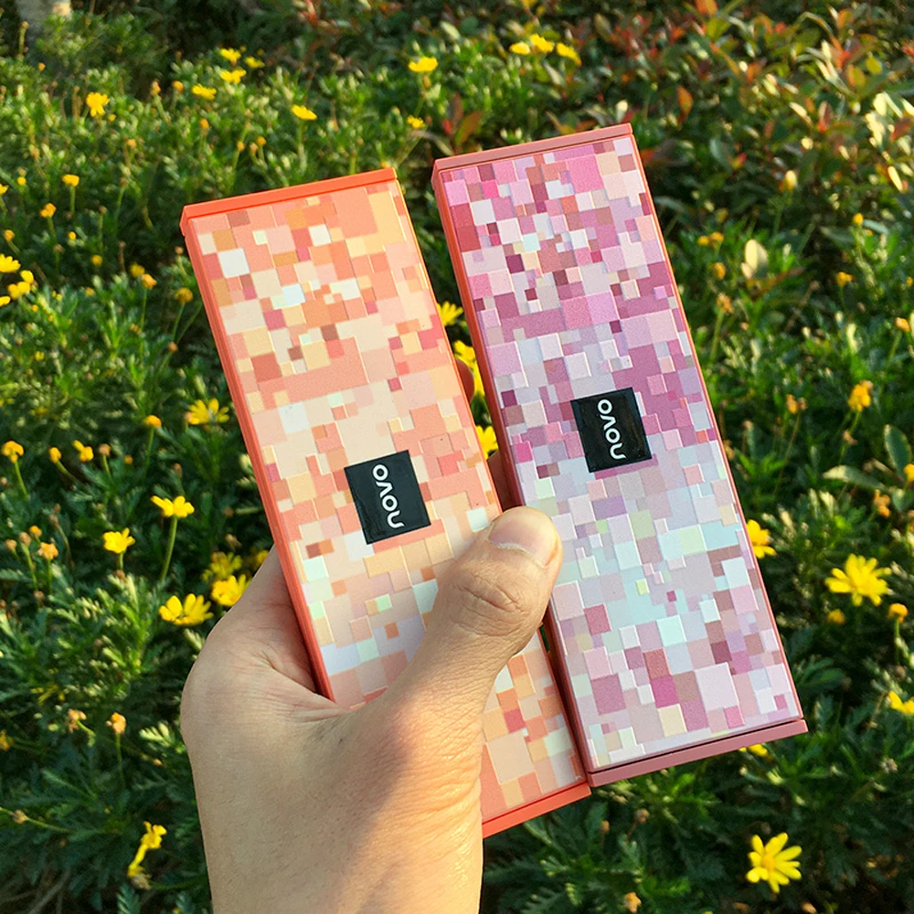 Макияж Novo Порошковые румяна светильник кой цельные пластины подравнивающие тени