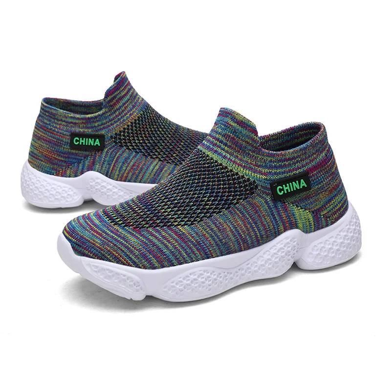 Children Casual Shoes Kids Walking Socks Boys Sports Light Girls Child Knit Sneakers Autumn Tenis Infantil Kid Shoe | Спорт и