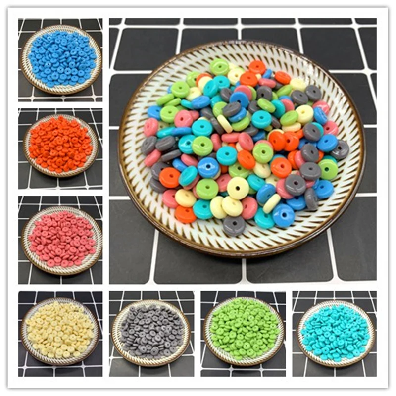 Круглые бусины 8 мм акриловые для изготовления ювелирных изделий браслетов