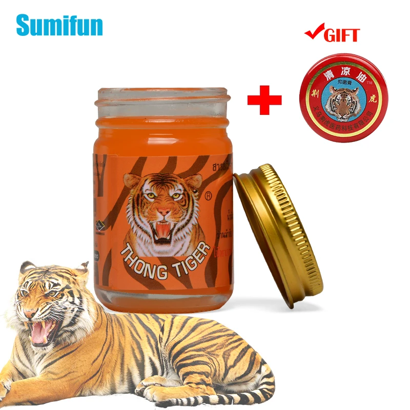 

50g Red Tiger Balm Ointment For Muscle Joint Arthritis Rheumatic Pain Patch Headache Toothache Refresh Oil with Cooling Oil Gift